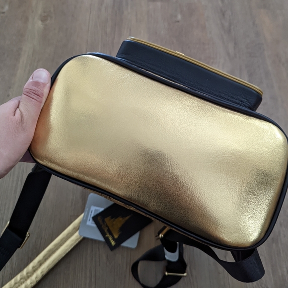 NWT Loungefly Disney World 50th Anniversary Gold Mini Backpack - Picture 9 of 12
